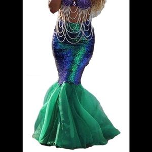 Women's Mermaid Costume Skirt